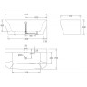 Акриловая ванна BELBAGNO BB74-1650