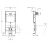 Монтажный элемент для подвесного унитаза BELBAGNO BB026 + BB082BL BB026/BB082BL